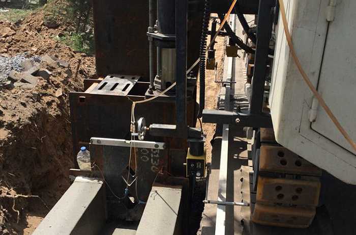 NC1300在山西运城河津边沟施工