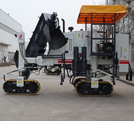 大型混凝土摊铺机供料装置的组成部分